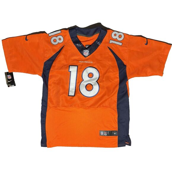 NEW Nike Elite Authentic Peyton Manning Denver Broncos Orange Jersey 48 NWT - Picture 3 of 15